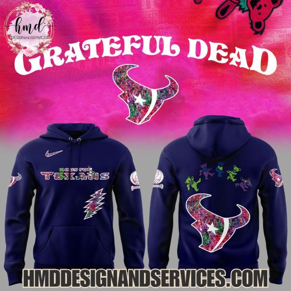 Houston Texans x Grateful Dead 2025 Special Edition Hoodie