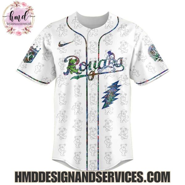 Kansas City Royals x Grateful Dead 2025 Special Edition Baseball Jersey