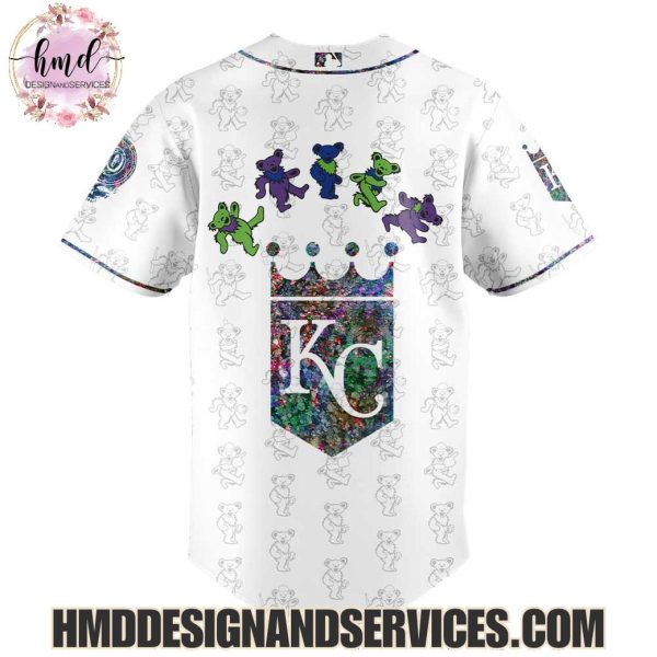 Kansas City Royals x Grateful Dead 2025 Special Edition Baseball Jersey