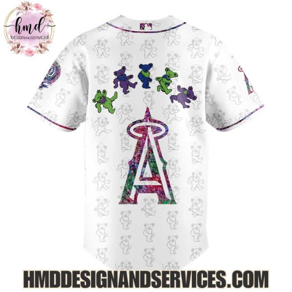 Los Angeles Angels x Grateful Dead 2025 Special Edition Baseball Jersey