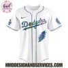 Los Angeles Dodgers x Grateful Dead 2025 Custom Name Baseball Jersey