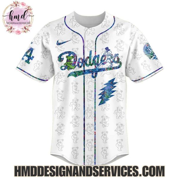 Los Angeles Dodgers x Grateful Dead 2025 Special Edition Baseball Jersey