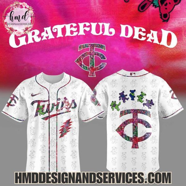 Minnesota Twins x Grateful Dead 2025 Special Edition Baseball Jersey