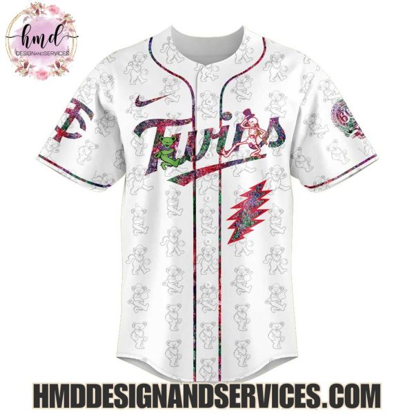 Minnesota Twins x Grateful Dead 2025 Special Edition Baseball Jersey