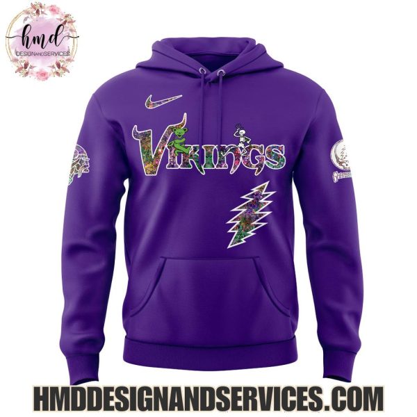 Minnesota Vikings x Grateful Dead 2025 Special Edition Hoodie