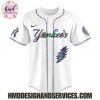 New York Yankees x Grateful Dead 2025 Custom Name Baseball Jersey
