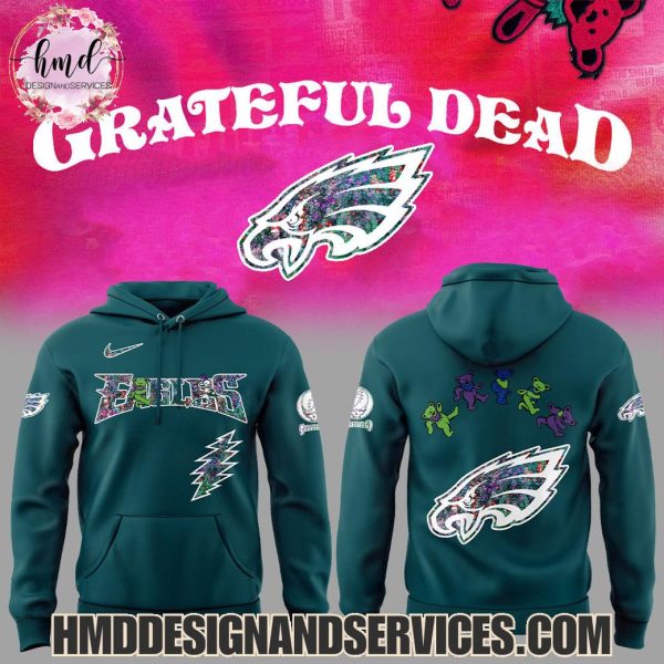 Philadelphia Eagles x Grateful Dead 2025 Special Edition Hoodie