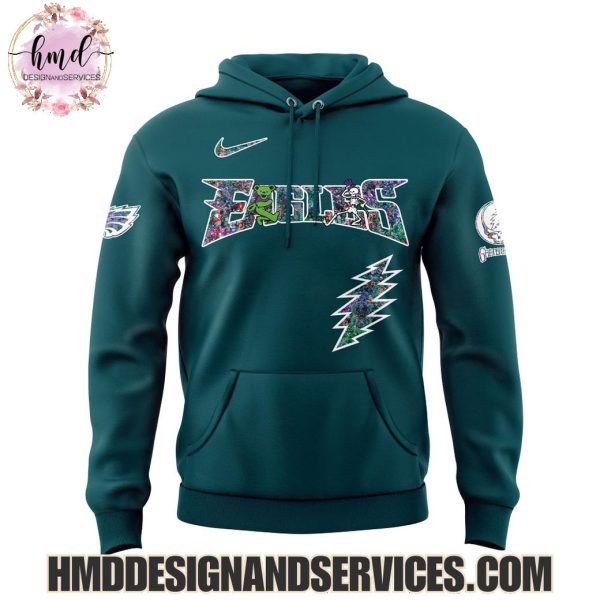 Philadelphia Eagles x Grateful Dead 2025 Special Edition Hoodie