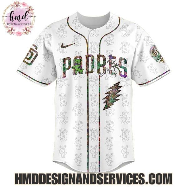 San Diego Padres x Grateful Dead 2025 Special Edition Baseball Jersey