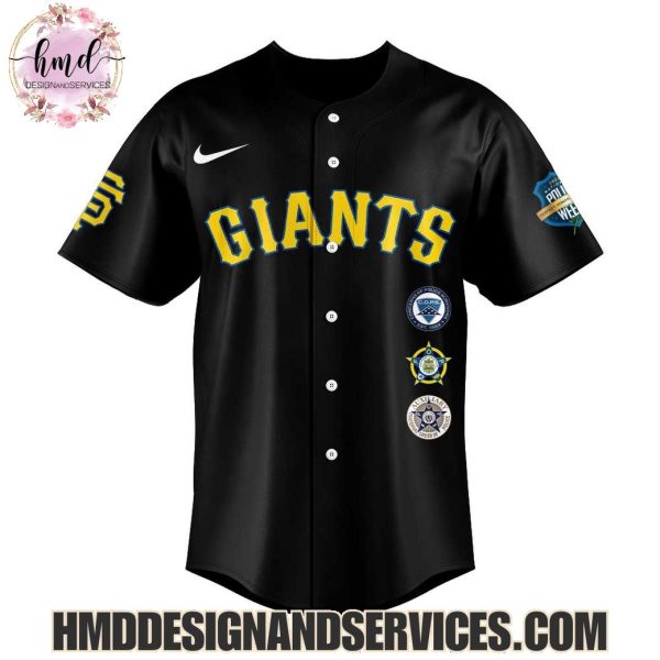 San Francisco Giants National Police Week Honoring Courage, Saluting Sacrifice Limited Edition Baseball Jersey