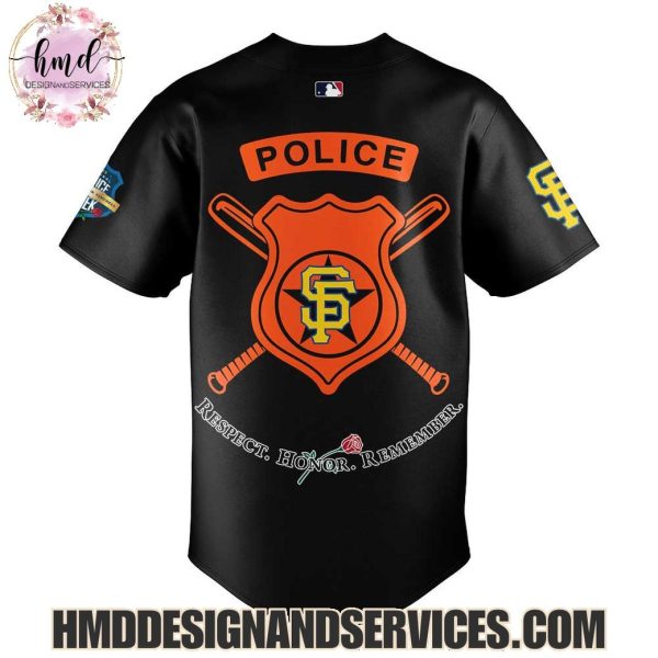 San Francisco Giants National Police Week Honoring Courage, Saluting Sacrifice Limited Edition Baseball Jersey