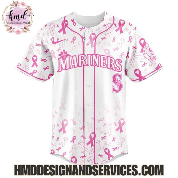 Seattle Mariners Breast Cancer Awareness 2025 Limited Edition Baseball Jersey