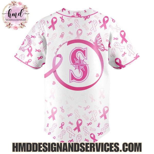 Seattle Mariners Breast Cancer Awareness 2025 Limited Edition Baseball Jersey