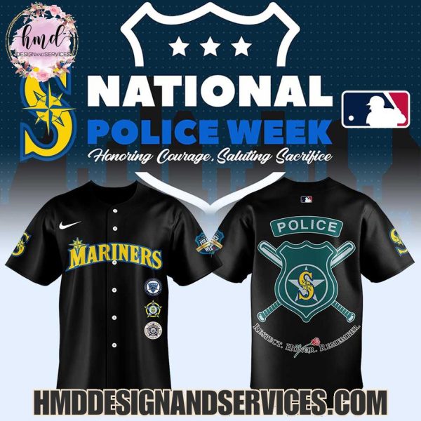 Seattle Mariners National Police Week Honoring Courage, Saluting Sacrifice Limited Edition Baseball Jersey