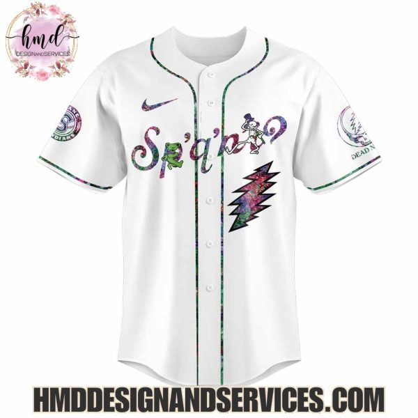 Spokane Indians x Grateful Dead 2025 Special Edition Baseball Jersey