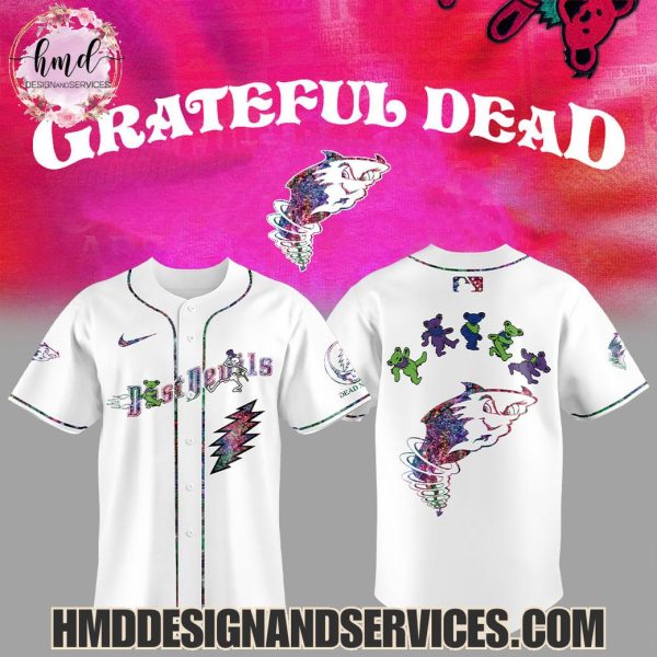 Tri-City Dust Devils x Grateful Dead 2025 Special Edition Baseball Jersey