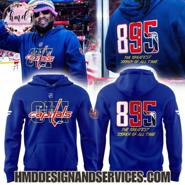 Washington Capitals x 895 The Greatest Scorer Of All Time Limited Edition Hoodie