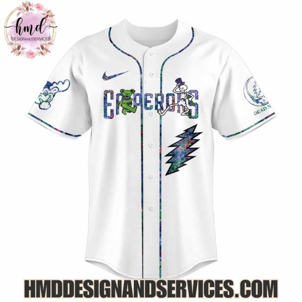 Wilmington Blue Rocks x Grateful Dead 2025 Special Edition Baseball Jersey