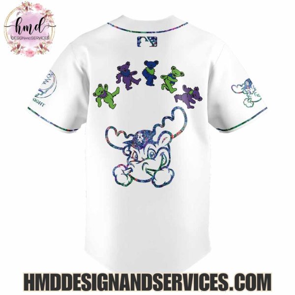 Wilmington Blue Rocks x Grateful Dead 2025 Special Edition Baseball Jersey