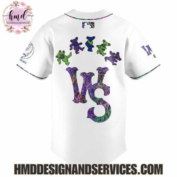 Winston-Salem Dash x Grateful Dead 2025 Special Edition Baseball Jersey